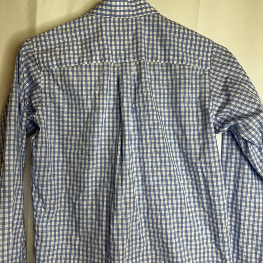 Brooks Brothers boys blue and white button up med - Picture 2 of 9